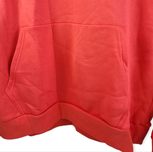 NWOT Under Armour Hooded Sweatshirt Size Large Melon Orange - Picture 2 of 5